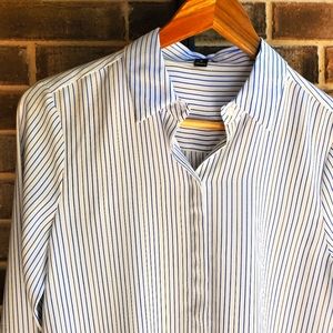 EUC Ann Taylor Striped Top 2